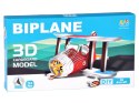 Puzzle 3D kartonowy model SAMOLOT zrób to sam DIY 62 ele ZA5721