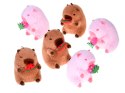 Urocza KAPIBARA zawieszka pałaszująca arbuza mini maskotka 10 cm ZA5733