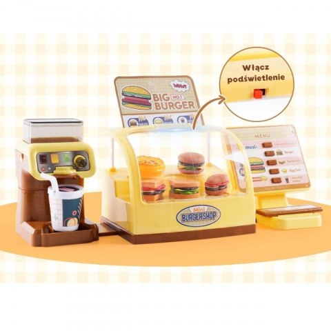 WOOPIE Sklep Restauracja Fast Food Mini Burger Shop "BIG BURGER"