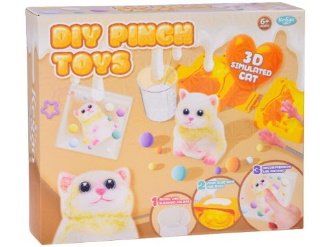 Zestaw kreatywny seria: Zrób to sam KOTY GLUTY - antystresowy brelok ZA5983