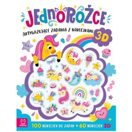 Aksjomat Jednorożce. Aktywizujące zadania z naklejkami 3D KS1061