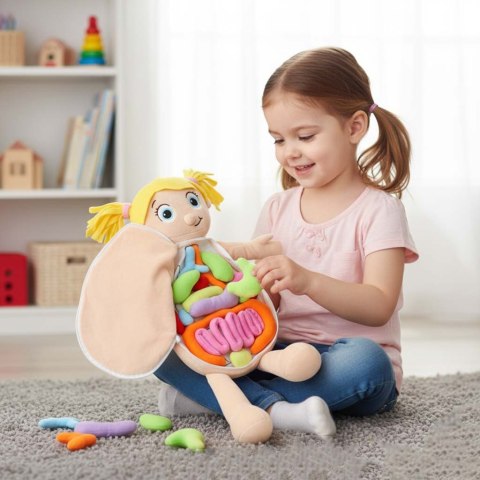 Lalka maskotka nauka anatomii dziewczynka