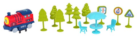 MEGA Zestaw Tor dla Pociągów 146el. + Akcesoria