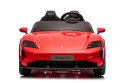 Pojazd Porsche Taycan Turbo S Czerwony