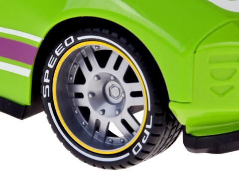 Sportowe autko rajdowe wyścigówka efekty świetlne dźwiękowe napęd ZA5846