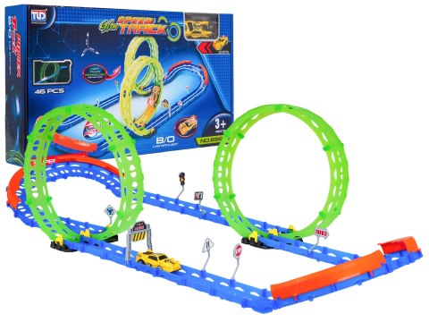 Tor Wyścigowy Świecący w Ciemności 46el.