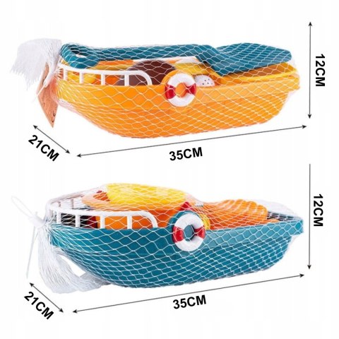 WOOPIE Statek z Akcesoriami Do Zabawy w Piasku i Wodzie