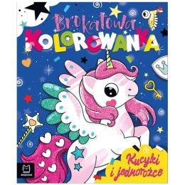 Aksjomat Brokatowa kolorowanka. Kucyki i jednorożce KS1043