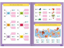 Aksjomat Czytam sylabami i bawię sie naklejkami. Ciekawe zadania do nauki czytania KS1049