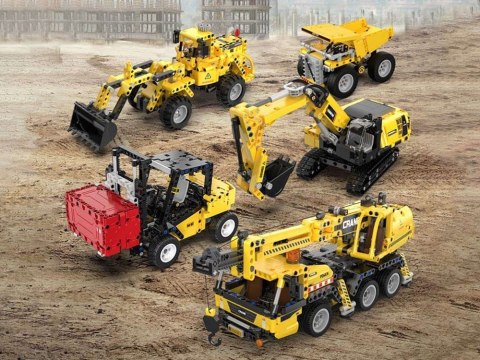 CaDA Klocki techniczne konstrukcyjne KOPARKA ruchome element 467el ZA4630