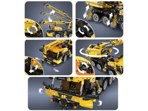 CaDA klocki techniczne konstrukcyjne 658ele DŻWIG ruchome elementy ZA5690