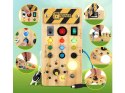 Drewniana TABLICA manipulacyjna Montessori - elektryczne diody LED ZA5944
