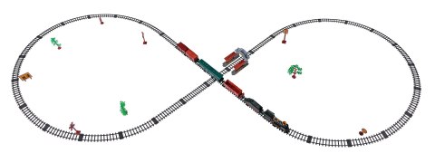 Kolejka z Funkcją Dymu Vintage