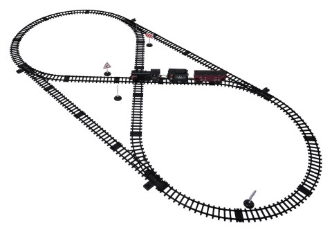 Kolejka z Pociągami z Funkcją Dymu, Świateł i Dźwięku