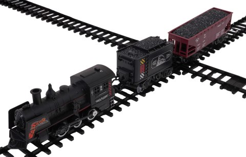 Kolejka z Pociągami z Funkcją Dymu, Świateł i Dźwięku