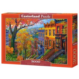 Puzzle 3000-elementów Autumn City Hill C-300709-2