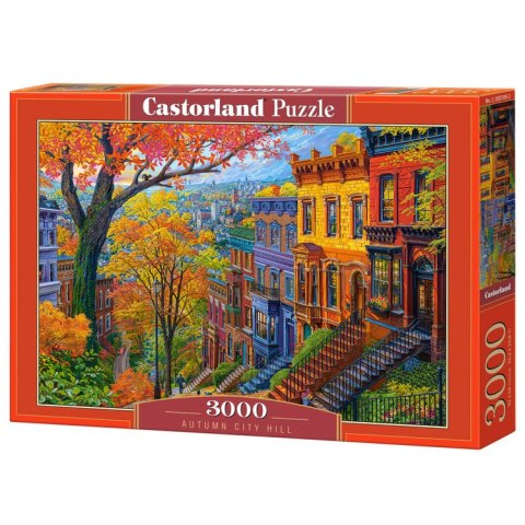 Puzzle 3000-elementów Autumn City Hill C-300709-2