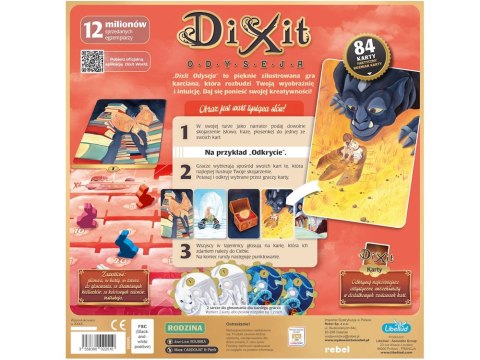 Rebel Narracyjna gra karciana Dixit Odyseja - wersja podstawowa z planszą GR0826