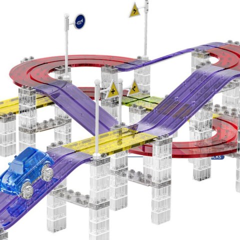 WOOPIE Magnetyczny Tor Samochodowy Wyścigowy + Autko 137 El.