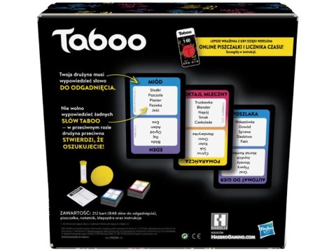 Hasbro Gra imprezowa Taboo (nowa edycja) - odgadnij słowo na czas GR0824