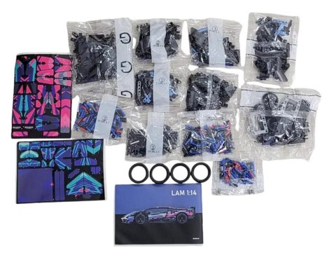 Klocki Auto Sportowe 1280el.