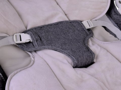 Leżaczek Bujaczek Krzesełko 3w1 z Moskitiera dla Niemowląt + Pilot ZA5822