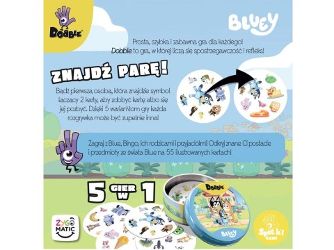 Rebel Karciana gra Dobble Bluey - okrągłe karty do gry GR0825