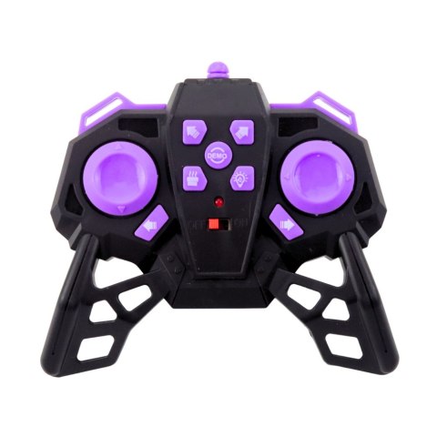 Samochód Terenowy Policyjny Zdalnie Sterowany RC Światła Efekt Dymny 1:16