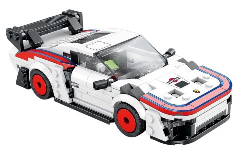 Zestaw Klocków Auto Sportowe Białe 346el.