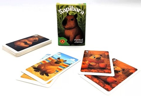 Alexander Karciana gra pamięciowa Karty Piotruś Kapibary GR0790