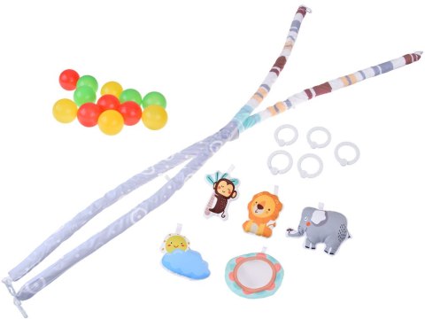 Mata Edukacyjna kolorowy Kojec Plac zabaw kolorowe Piłki Zabawki ZA5823