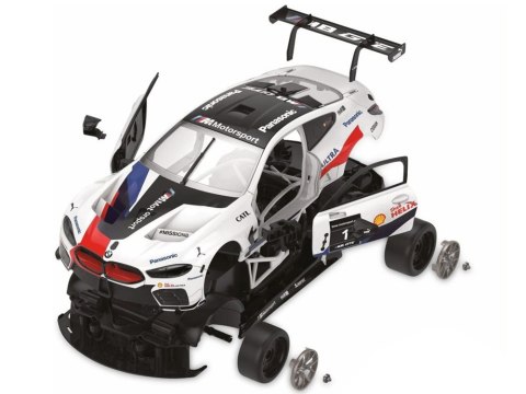 Rastar model 1:18 do złożenia BMW M8 GTE auto sterowane na pilota RC0708
