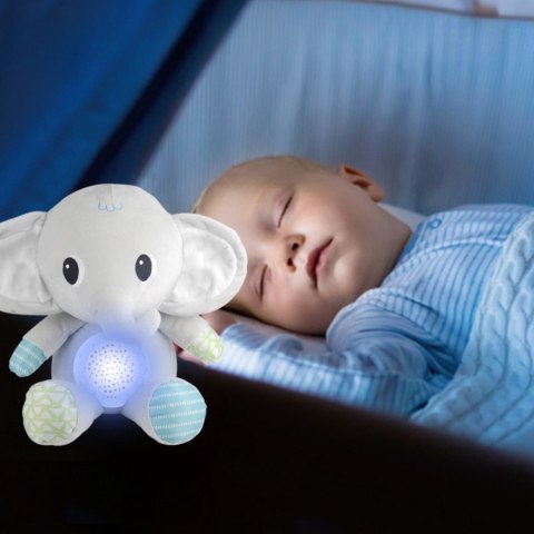 WOOPIE BABY Przytulanka Słonik Z Projektorem Uspokajacz 12 Melodii