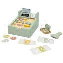 WOOPIE GREEN Drewniana Kasa Sklepowa Edukacyjna z Akcesoriami 23 el. FSC