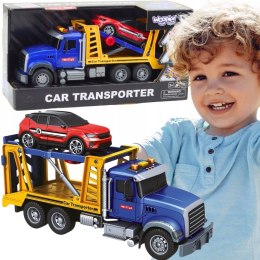 WOOPIE Laweta Ciężarówka Transporter Z Autkiem Światło Dźwięk