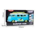 WOOPIE Samochód Bus Surfing Klasyczny Niebieski Ze Światłem I Dźwiękiem Model