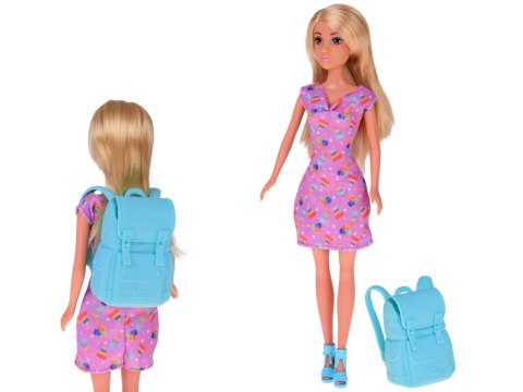 Anlily Duży zestaw RODZINA LALEK Kuchnia i mebelki + szkoła i praca ZA5699