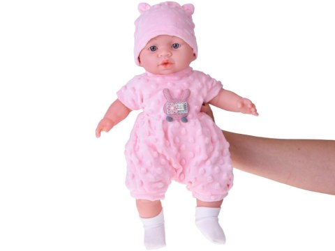 Interaktywna miękka lalka bobas gaworzy śmieje się 40 cm ZA5836
