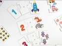 Kapitan Nauka Puzzle sensoryczne Cyferki - dotykam, układam i uczę się ZA6085