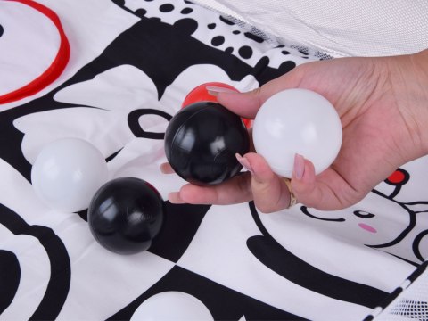 Kontrastowa mata edukacyjna kojec + kulki książeczka szeleścik ZA5826