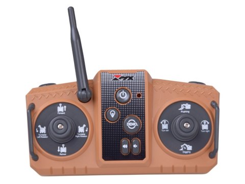 Koparka 3w1 zdalnie sterowana Pojazd budowlany Wymienne końcówki RC0752