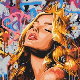 Malowanie po numerach 40 x 40 cm KHO8603 Nowoczesna Śpiąca Królewna AP0103