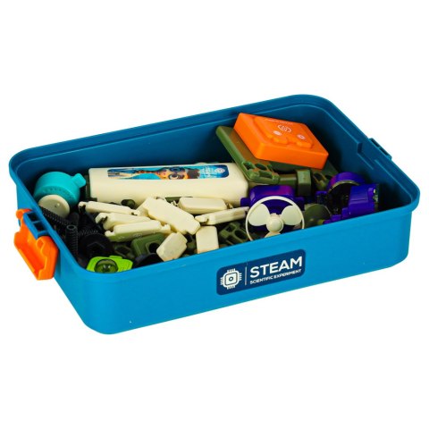 Mały elektryk elektronik zestaw edukacyjny 12 kart 58 elementów