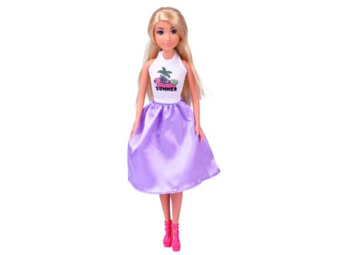 Rozkładany domek dla lalki walizka mebelki + lalka Anlily ZA5694