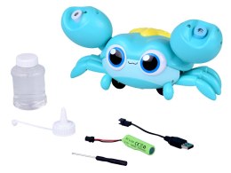 Uroczy chodzący KRAB na BAŃKI MYDLANE automat maszyna świeci gra ZA5717