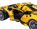 Zestaw Klocków Auto Sportowe Żółte 422el.