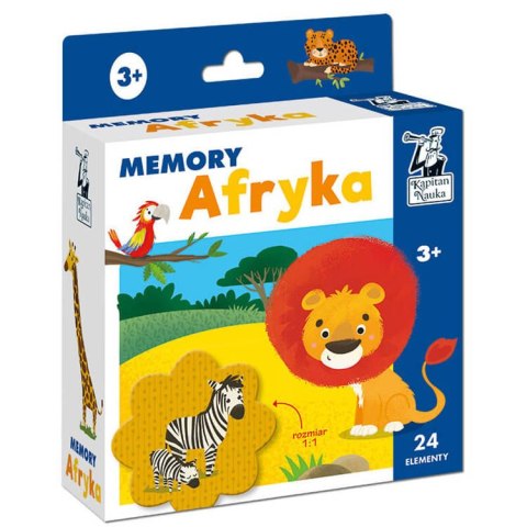 Kapitan Nauka gra pamięciowa Memory Afryka GR0633