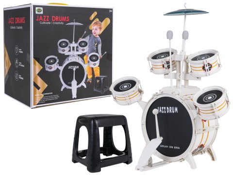 MEGA Zestaw Perkusja Biała