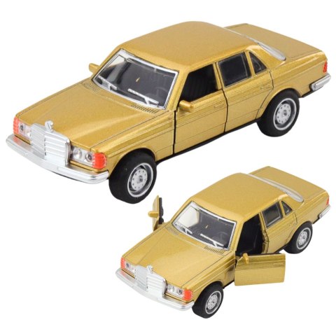 Samochód Klasyczny Metalowy Napęd Światła Dźwięki Otwierane Drzwi Mix