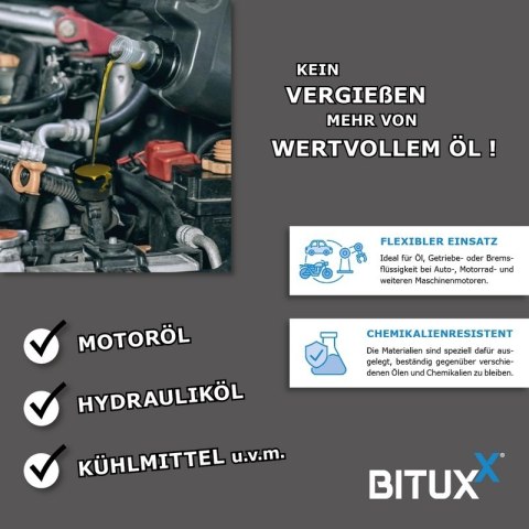 Bituxx ręczna pompka napełniająca / przelewowa 0,5 l Mocna konstrukcja